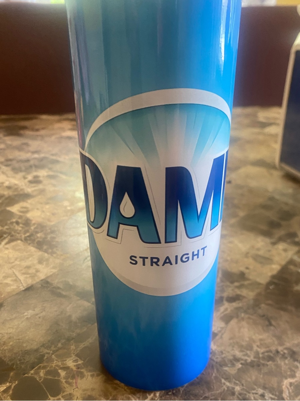 DAMN Straight Blue Insulated Tumbler New Custom 20oz